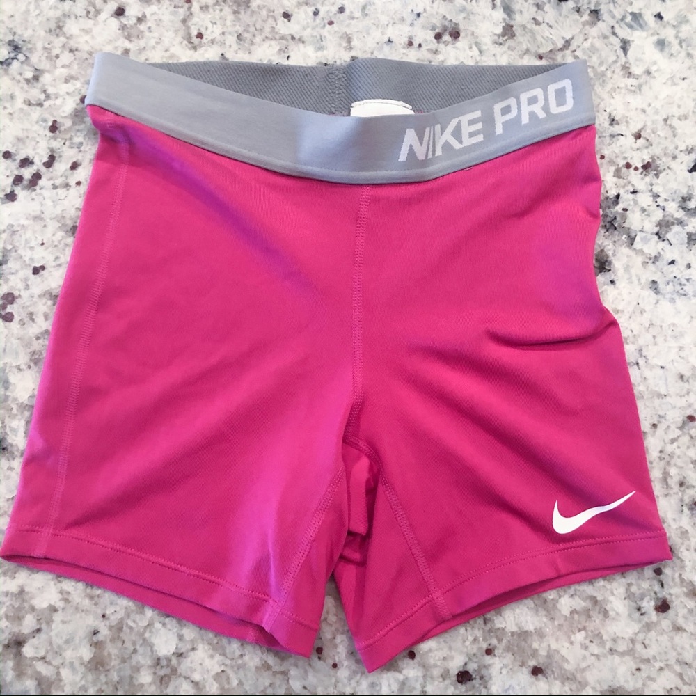 Nike Pink Biker Shorts